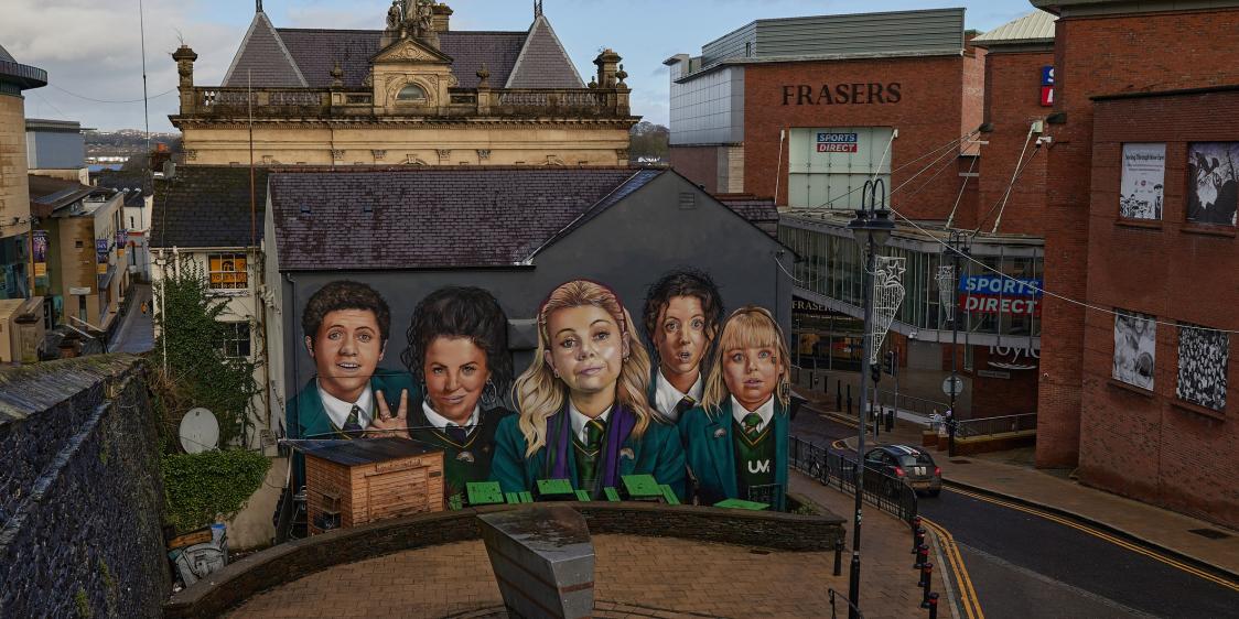 Derry Girls mural