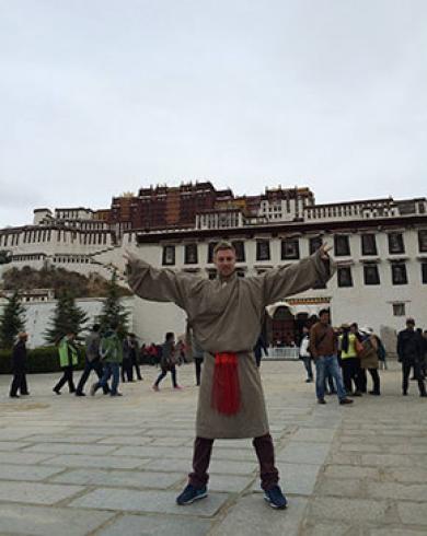 Johnny Ward in Tibet