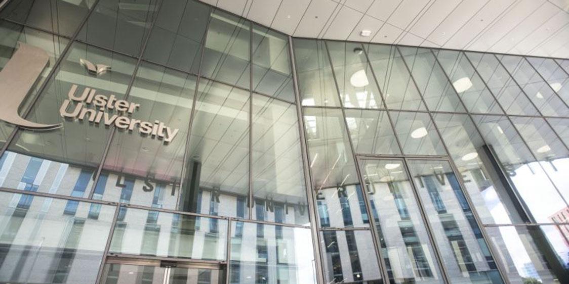 Image of front of the Ulster University building