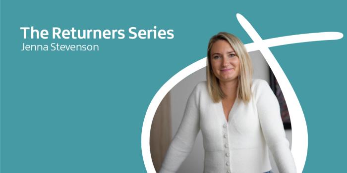 Profile image of Jenna Stevenson with The Returners Series captioned